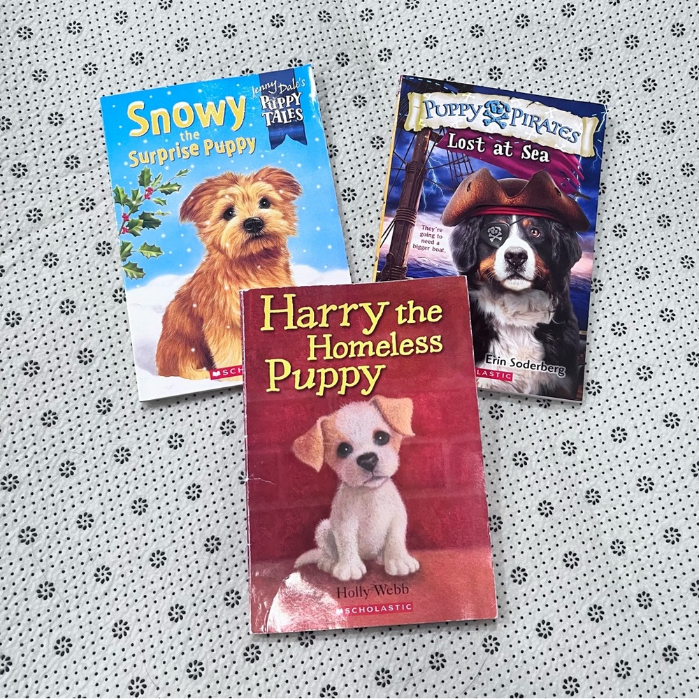 Set of Puppy Themed Children's Chapter Books